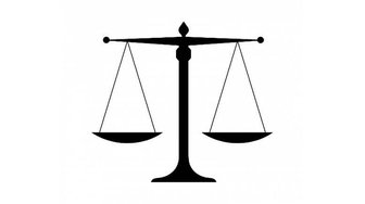 Scales of justice silhouette against a gradient background symbolize equal representation and fairness discussed in this o...