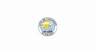 Fairhope, Alabama city seal featuring a seagull over waves and mountains, promoting the State of the City Expo