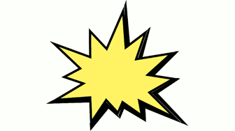 Comic book style explosion representing a blast from the past reshaping Fairhope’s government