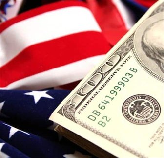 U.S. currency lies atop an American flag, symbolizing potential fraud and deceit related to legal disputes