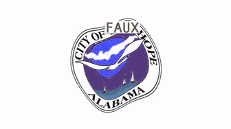 Fairhope, Alabama city seal depicting a pelican over Mobile Bay; referenced in discussion of local politics and community ...