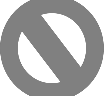 Prohibition symbol representing potential economic isolation and business avoidance due to controversial political views