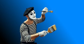 Fairhope City Council depicted as mimes, symbolically obstructing the mayor and supporting Burrell