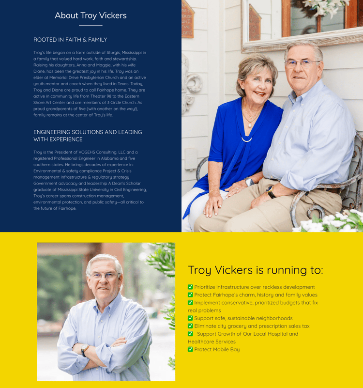 Troy Vickers Website